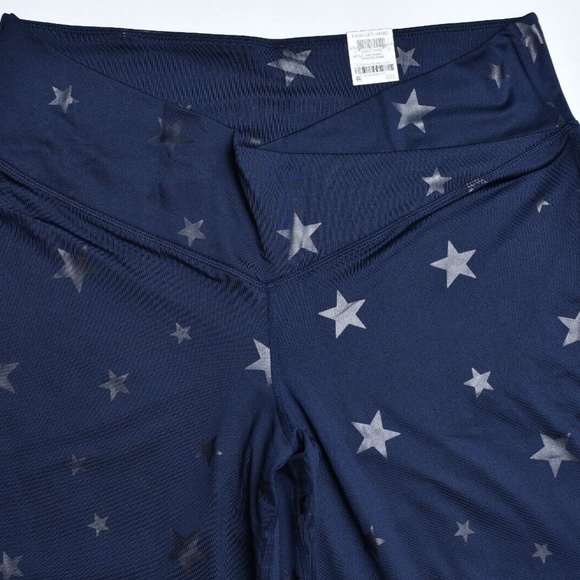 Jenni On Repeat Crossover-Waist Leggings, Blue Spaced Star - Picture 3 of 5